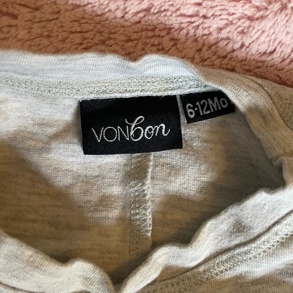 Classic grey shirt by Vonbon 6-12m - Picture 3 of 3